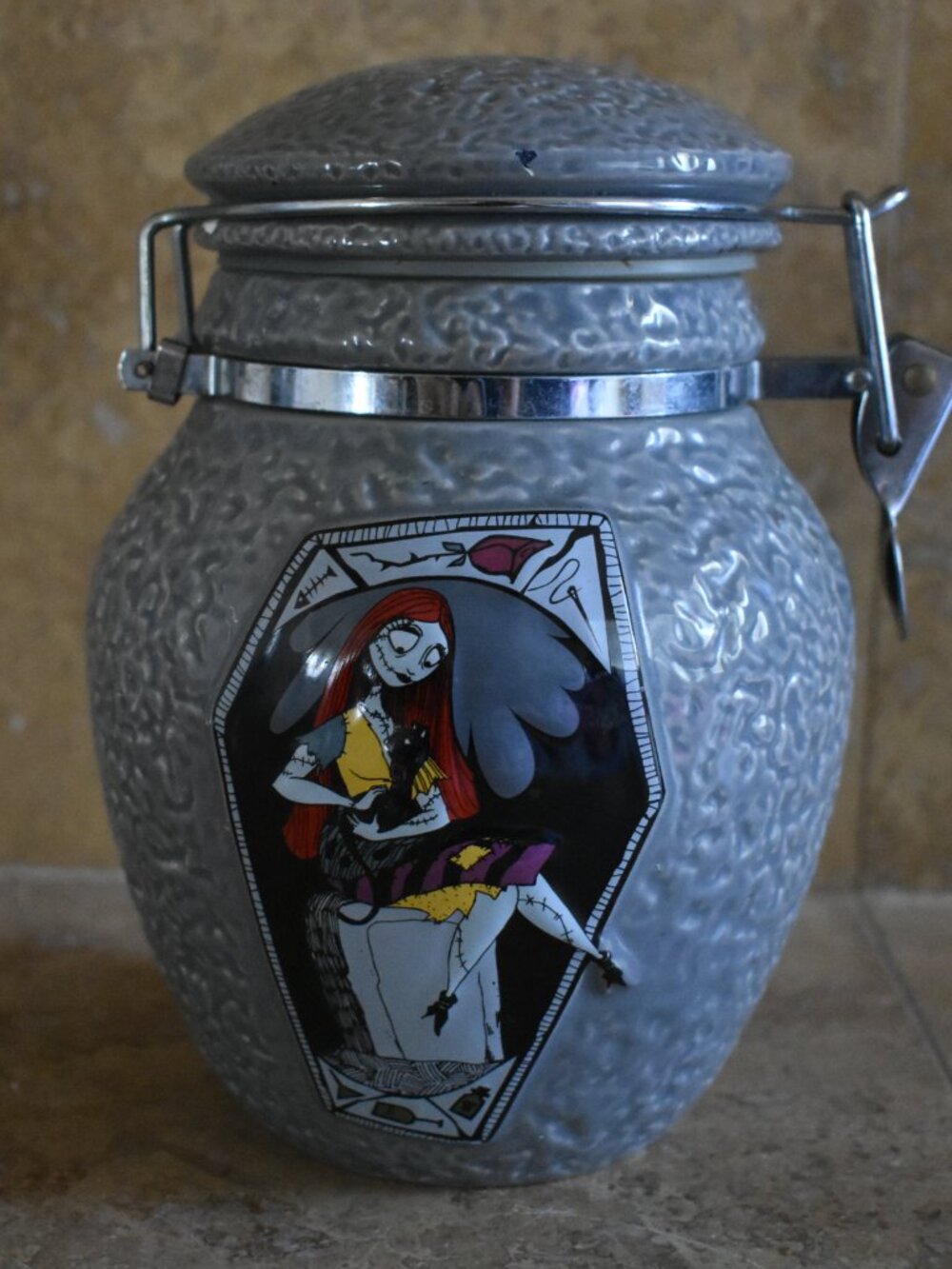 Disney Nightmare Before Christmas Sally Cookie Jar Deadly Nightshade Canister